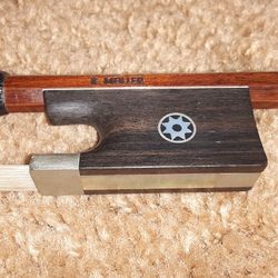 Klaus Muller Violin Bow Pernambuco Ebony 