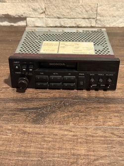 Vintage Honda OEM AM/FM Cassette Stereo Radio Deck 39100-SE0-A300-M1 JDM⁠  -USA