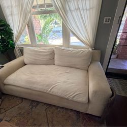 Large wide sofa couch loveseat size