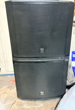 Two Electro-Voice EKX-18SP Powered 18″ Subwoofer