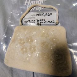 Vintage 1(contact info removed) Beaded Handbag Bridal Accessories
