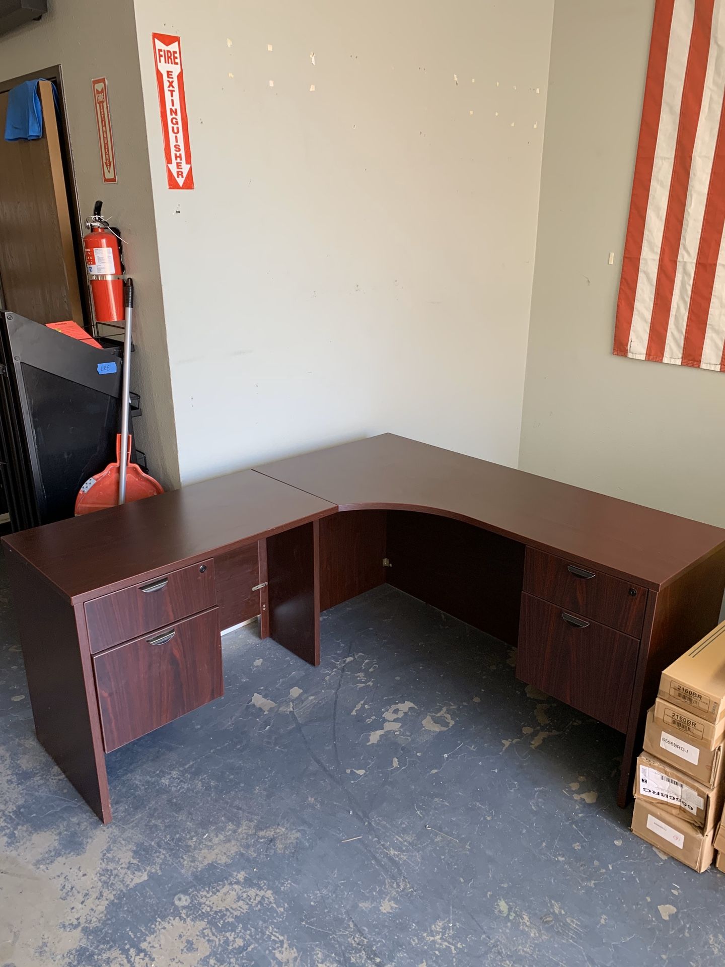 Mahogany Corner Desk