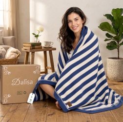 Dalisa Amelia Blanket 55x71 Organic Cotton GOTS Certified Soft Breathable Knit