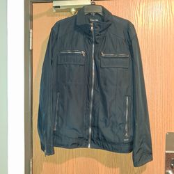 Calvin Klein Black Zip-Up Jacket Size xl