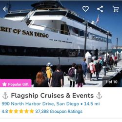 San Diego Harbor Tour Ticket 