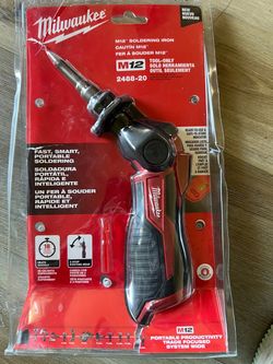 Milwaukee soldering iron cautin M12/ cautin inalámbrico portátil
