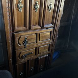 Dresser And Book Shelf