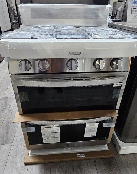 LG 30" Gas Double Oven Range