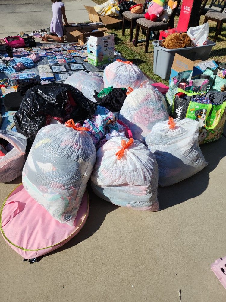 Full Bags Of Clothes Kids And Adult (Some Brand New)
