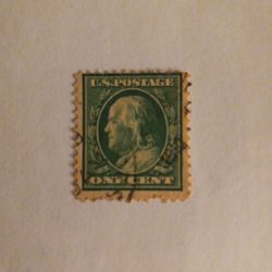 One Cent Franklin 387