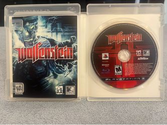 Wolfenstein with original manual PS3 Sony PlayStation 3