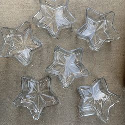 Glass Star Candy Dishes