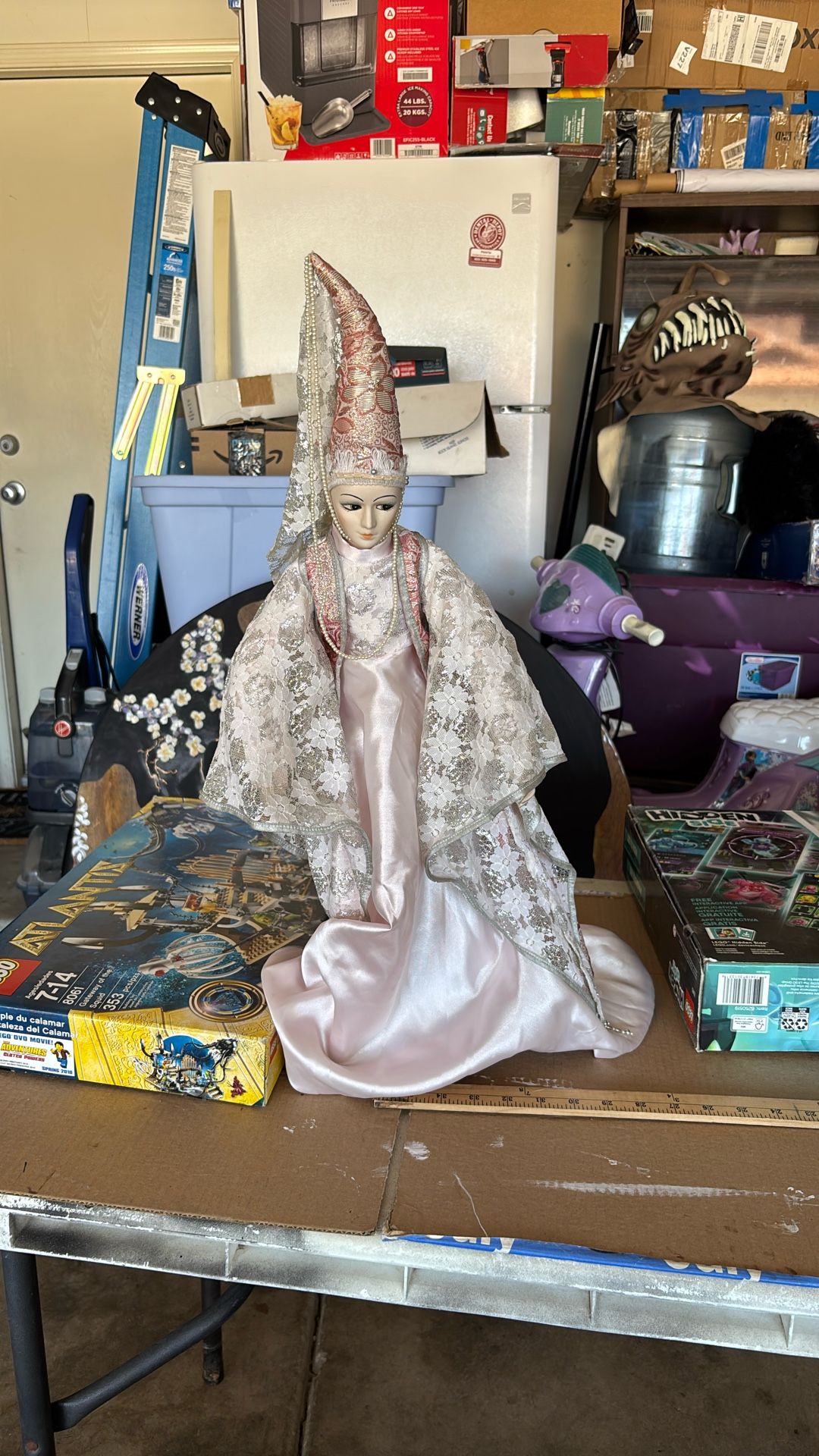 Vintage Porcelain Doll 26 Inches Tall