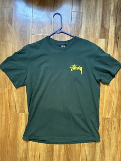 Stussy Large Green Wizard tee