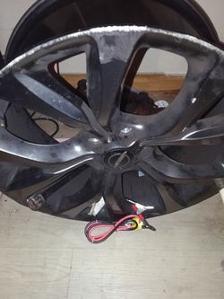 Dark Gray Alloy Wheel Rim