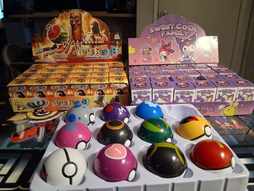 Mystery Keychains And Sticker Packs !!