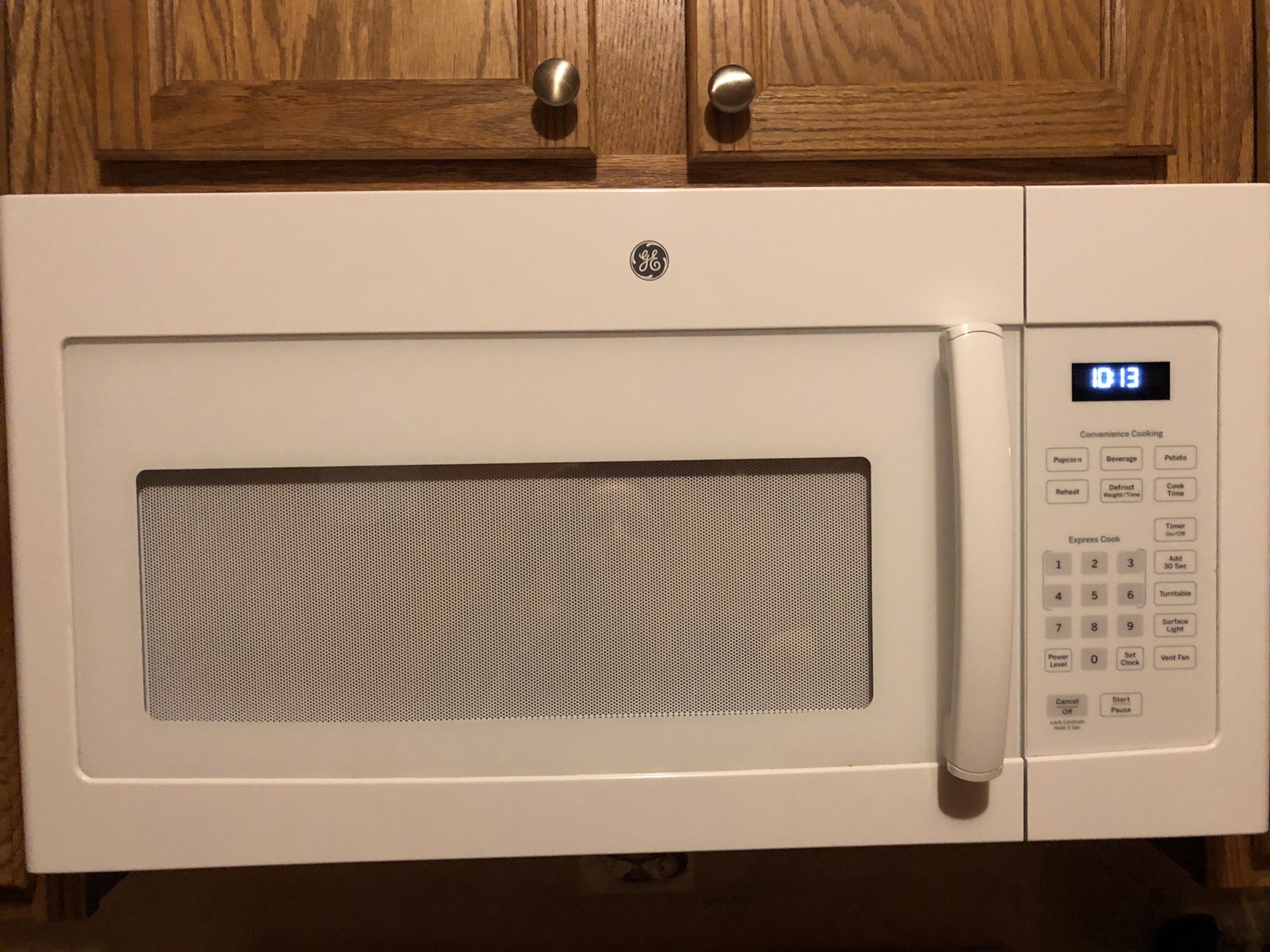 Over range microwave