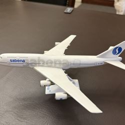 Model Airplane Sabena Air 747