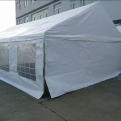 NEW! ONLY SALE! 20x30FT White Heavy Duty Party Tent, 180g PE fabric