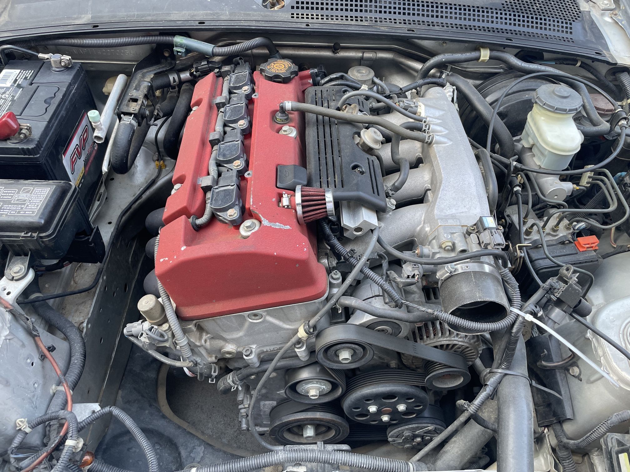 Honda S2000 AP1 F20c Engine Swap With Transmission Running