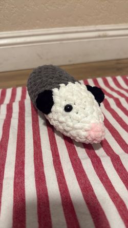 Crocheted Opossum plush
