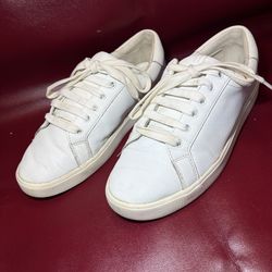 Sam Edelman Ethyl white leather low tops  size 8.5