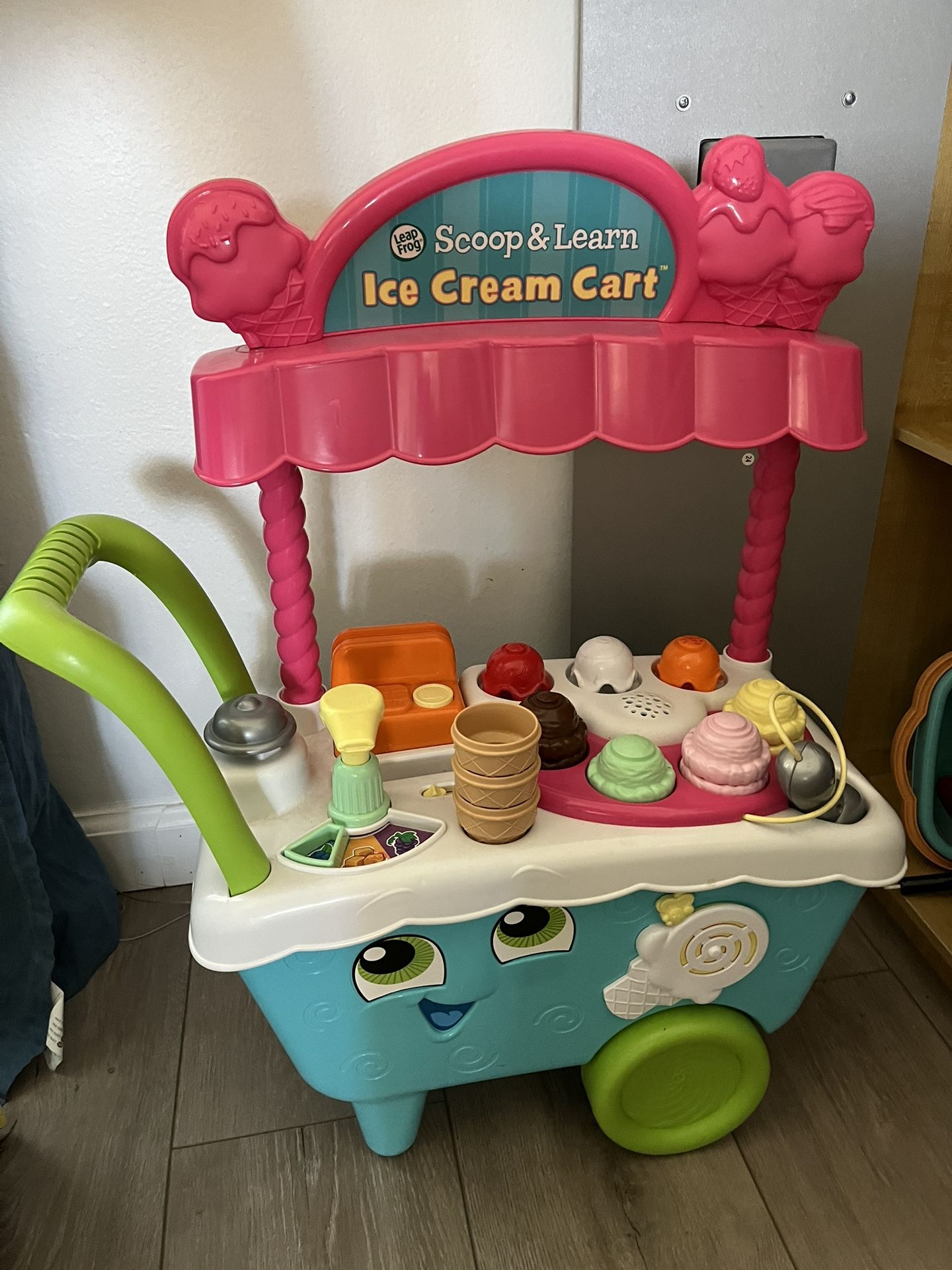Leap Frog Scoop And Learn — Ice Cream Cart Toy Pretend Play