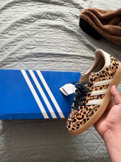 Adidas leopard print