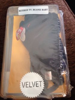 Beanie baby "Velvet" mint condition