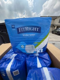 FitRight Adult Incontinence Underwear , XL , 80ct