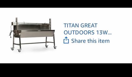 Outdoor titan great roasting