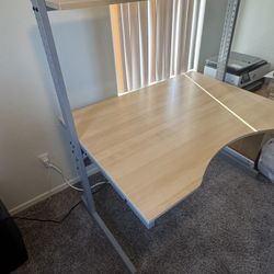 Desk With shelf