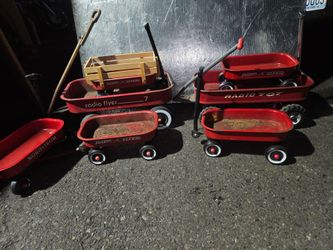 Vintage Radio Flyer Wagons mini