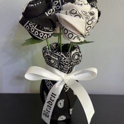 Bandana Roses Bouquets Vases Blue Roses