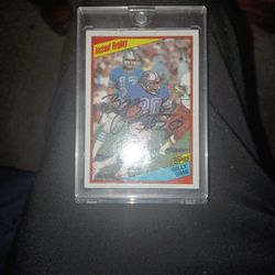 BILLY Simms Autograph Card