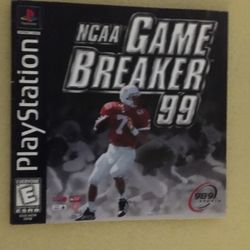 NCAA game breaker 99 Ps1 game.