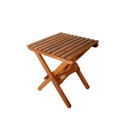 Folding Wooden Outdoor Side Table