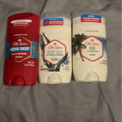 3 Long Lasting And Triple Protection Old Spice Deroderant NEW
