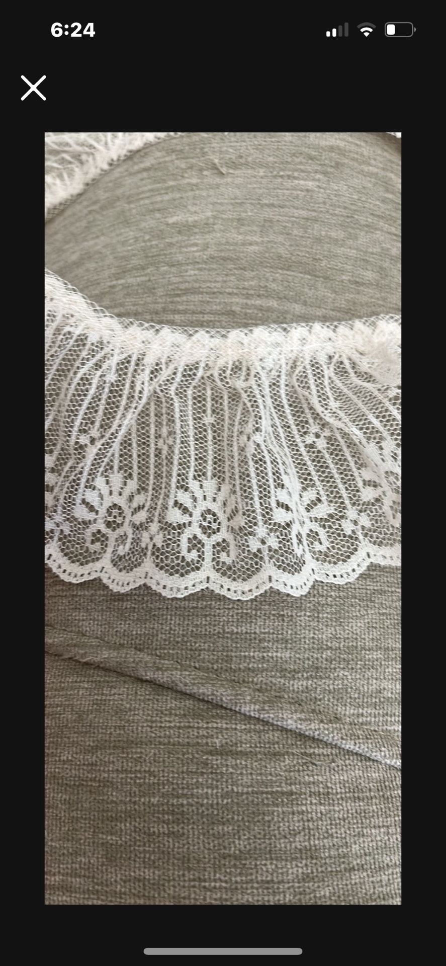 25 Yards Of 4” Ruffled Lace Trim