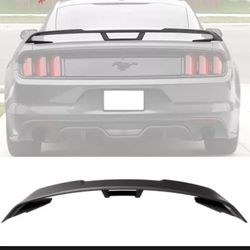 Fits 15-22 Ford Mustang 2018+ Performance Pack Style Trunk Spoiler - Unpainted