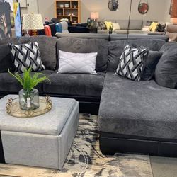 Kumasi Smoke RAF Sectional | 32202 Ashley / couch /Living room set