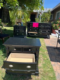 Dresser and nightstands