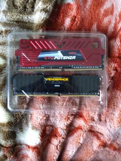 Vengeance LPX & EVO Potenza 8gb DDR4 Ram Sticks