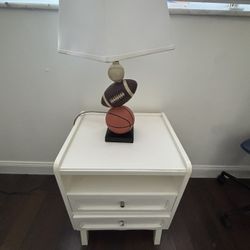 Pottery Barn White Night Stand 
