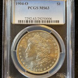 1904 O MS63 Silver Morgan Dollar