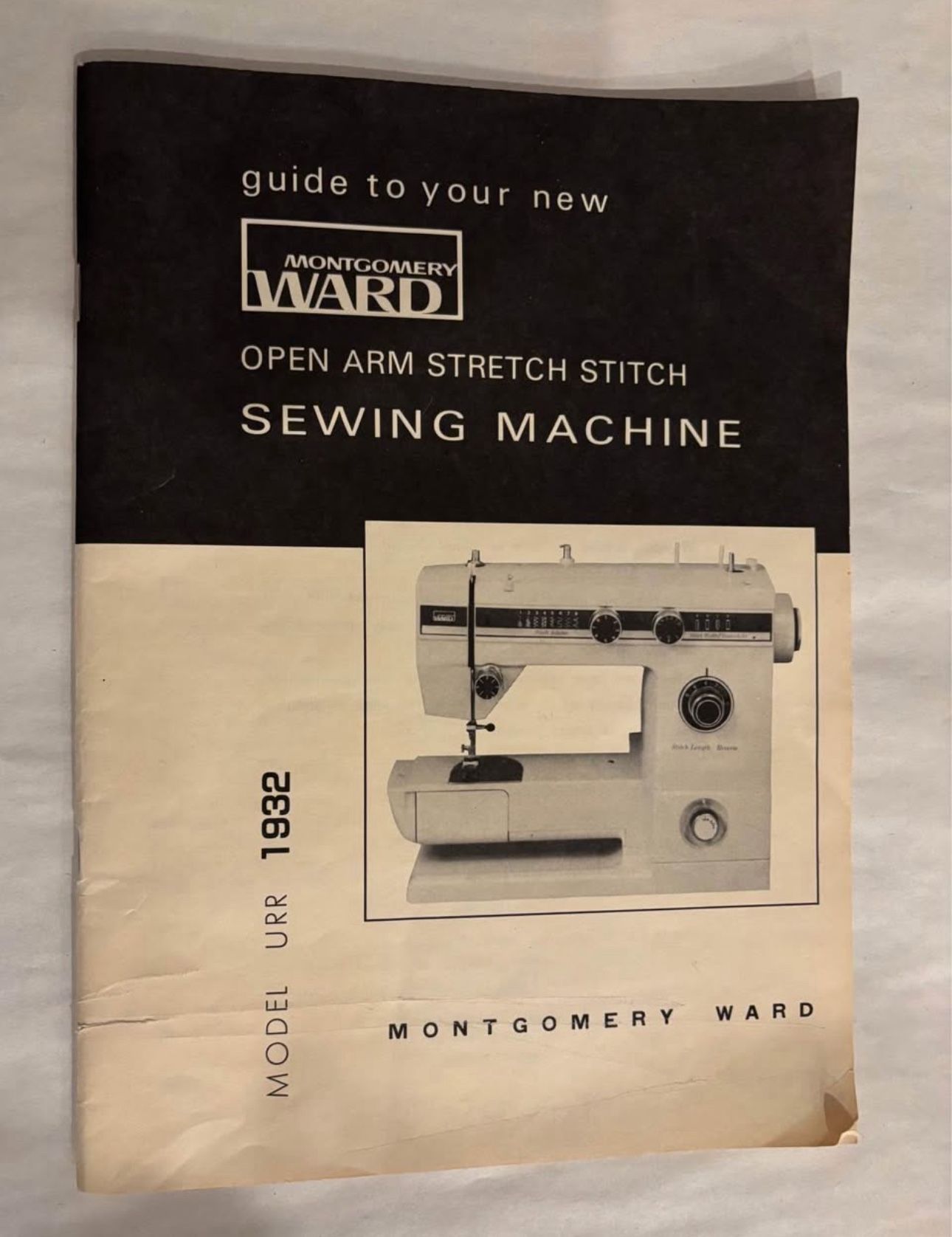 Montgomery Ward VINTAGE RARE stitch sewing machine URR 1932 guide and quick reference copies