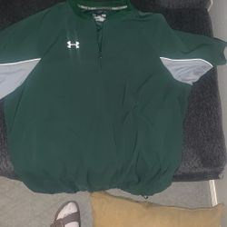 Green Under Armor jacket