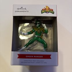 Hallmark Ornament Power Rangers Green Ranger New!