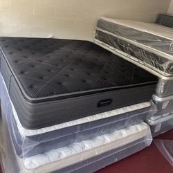 King Size Mattress BeautyRest Black C-Class Pillow Top Firm Advanced Collection With An All New Modern Design 16 Inches Direct From Factory