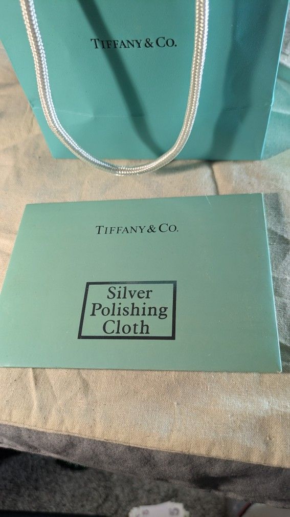 Tiffany& Co Bag And Polishing Cloth
